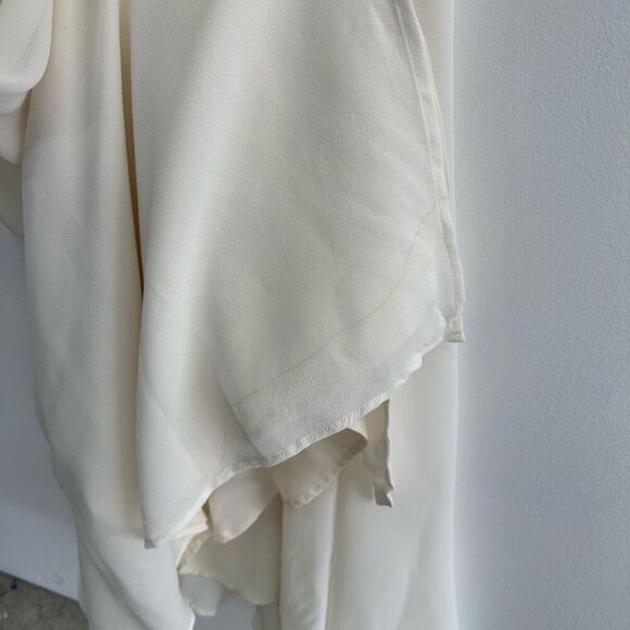 Reformation Women’s Cream Off White Winslow Elegant Wrap Maxi Dress - Picture 11 of 14